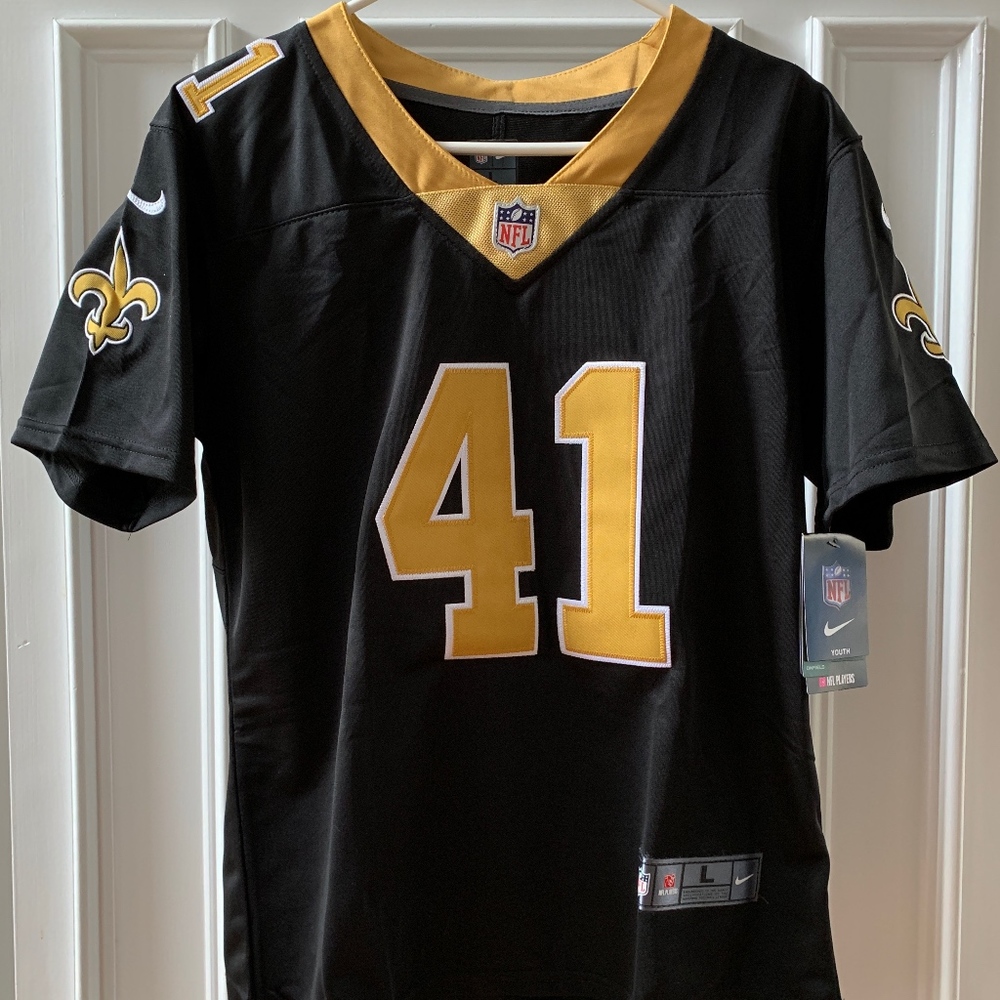 Kamara 41 New Orleans Youth Large 14/16 Jersey NWT